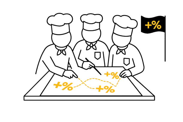 Food culture thrives when local restaurants work alongside each other.