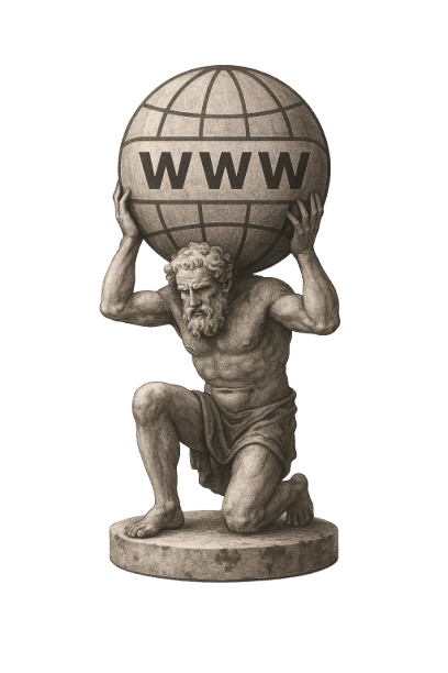 WWW Atlas statue
